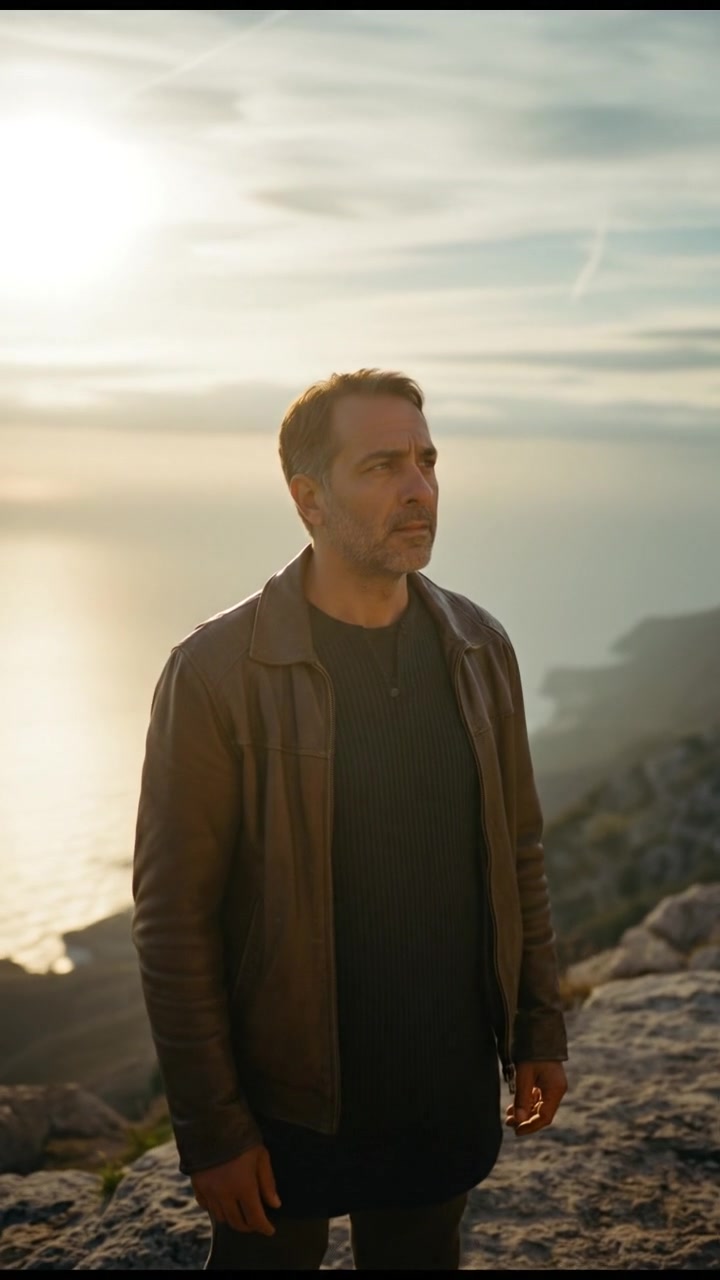 Golden Horizon: A Journey Above the Peaks