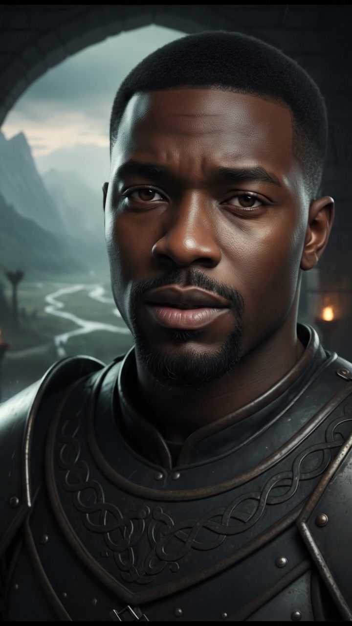 Close-up of Isaiah’s concerned face, filled with uncertainty and determination.