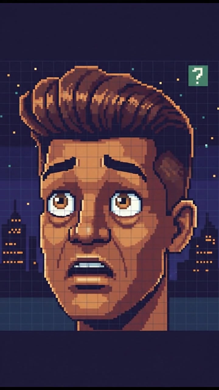 A close-up of Ravi's face, showing a mix of fear and curiosity as he listens.