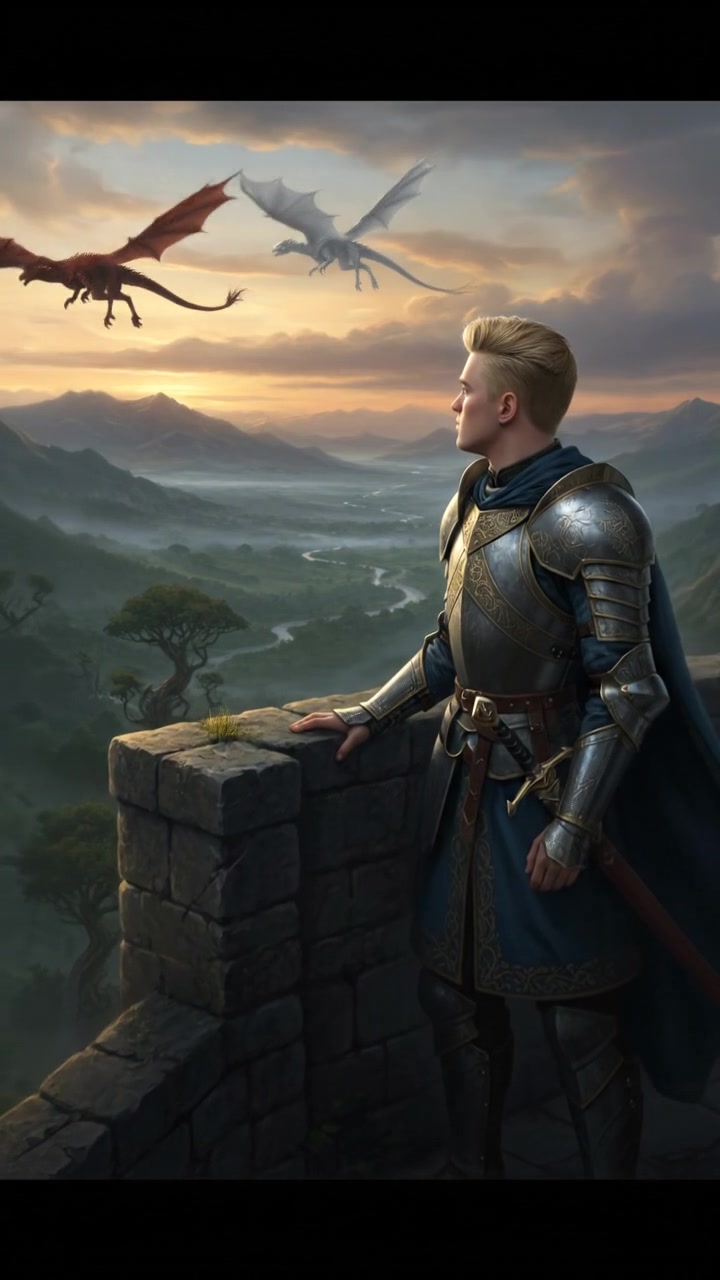 Ryan gazes towards the horizon, deep in thought, with a longing expression.