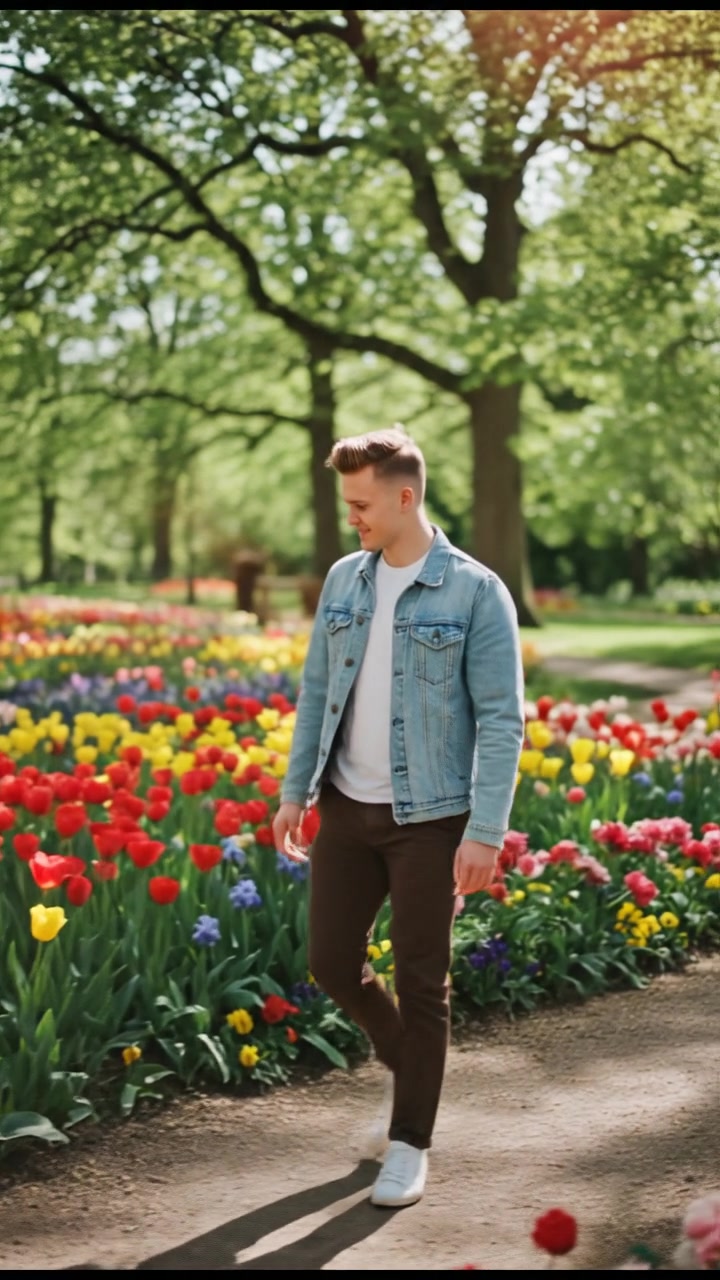 Joyful Day in the Park with a Red Balloon!