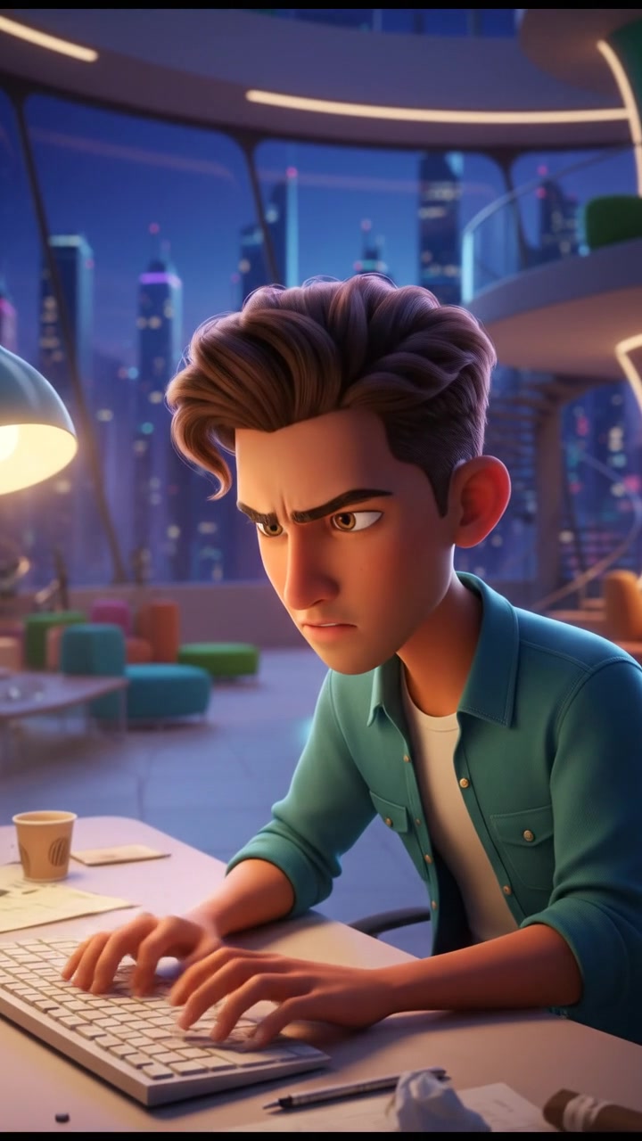 The Struggles of an Artist at Midnight