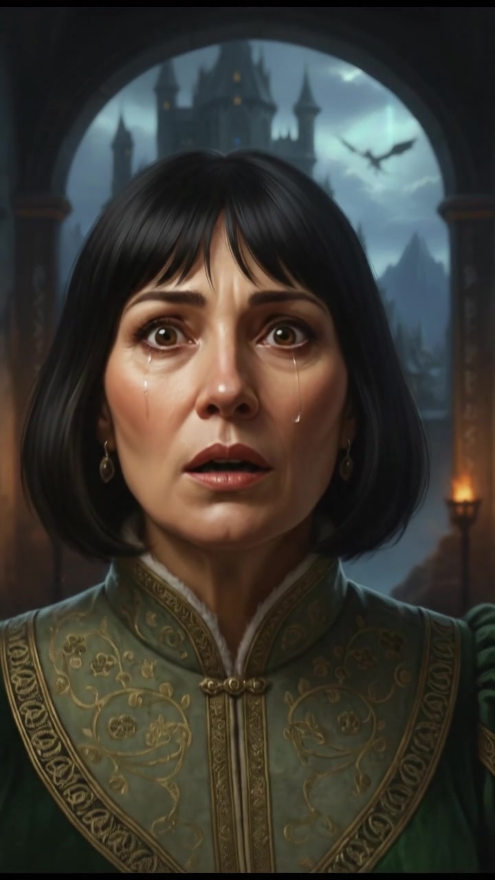 A close-up of Li’s face, surprised by a sudden realization.