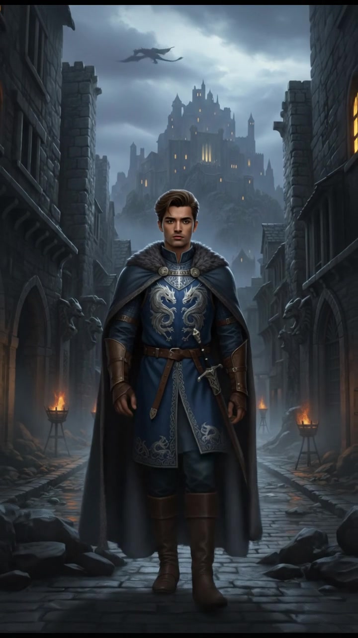 Arjun walks alone through a quiet street, looking troubled and reflective.