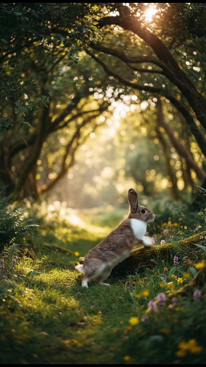 The Bunny's Back: What Happened to His Food?