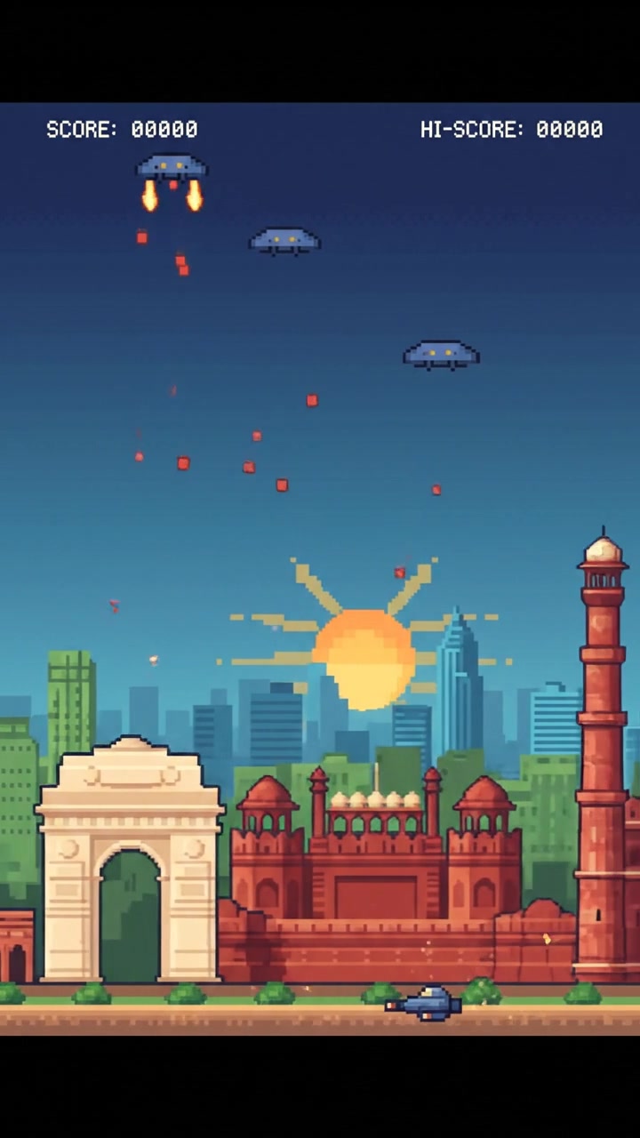 A scenic view of Delhi's skyline with historical monuments visible in the foreground.