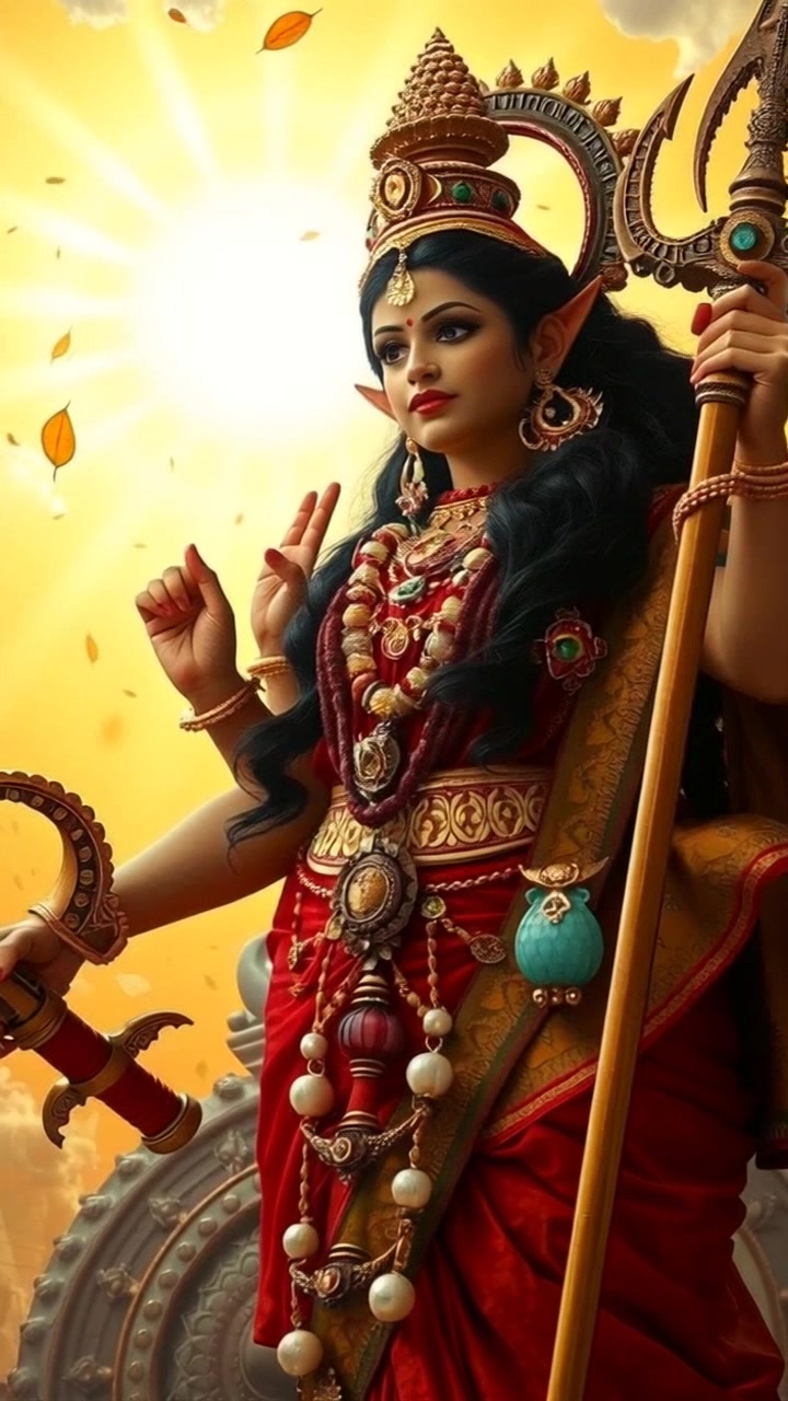 मां दुर्गा का महिषासुर वध