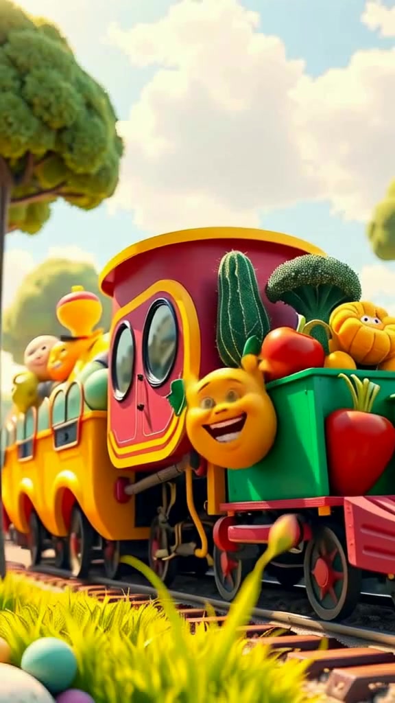 Veggie Train Adventure: Munch and Chew!
