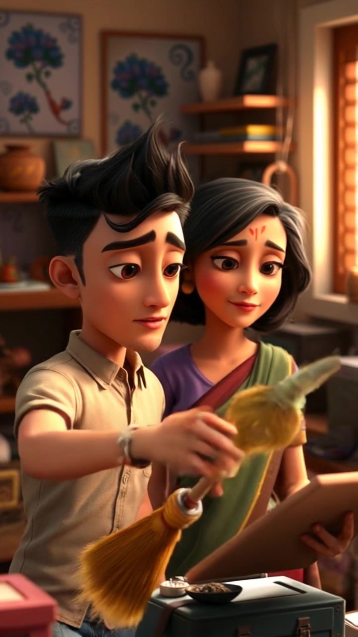 Bholu's Magical Broom Adventure