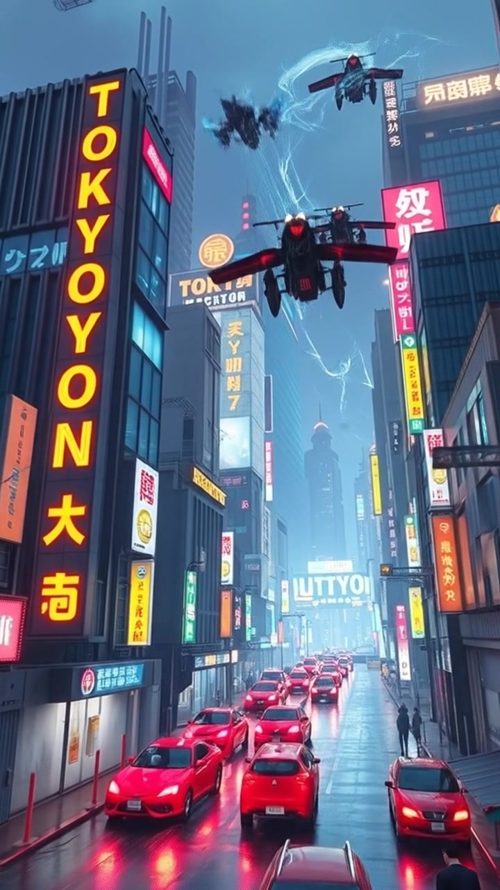 Neon Guardians: Heroes of the Cyberpunk City