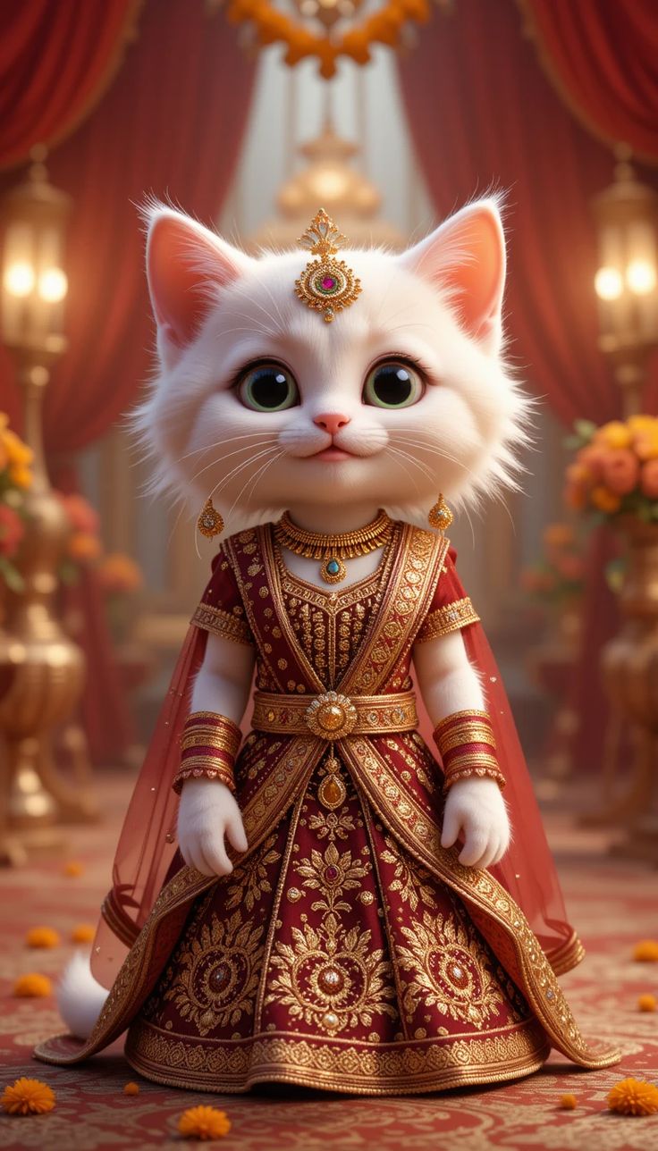 Dancing Cat on Mere Dholna Sunn