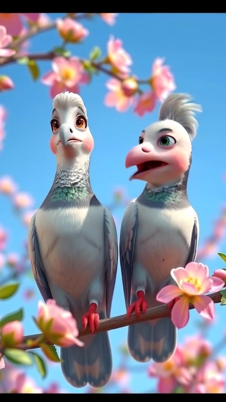 Betrayed by Friendship: The Tale of Two Loving Pigeons