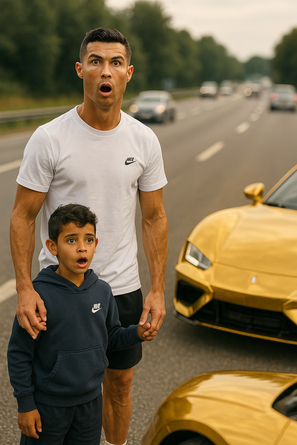 Ronaldo's Shock: A Moment with Messi's Golden Coin Car