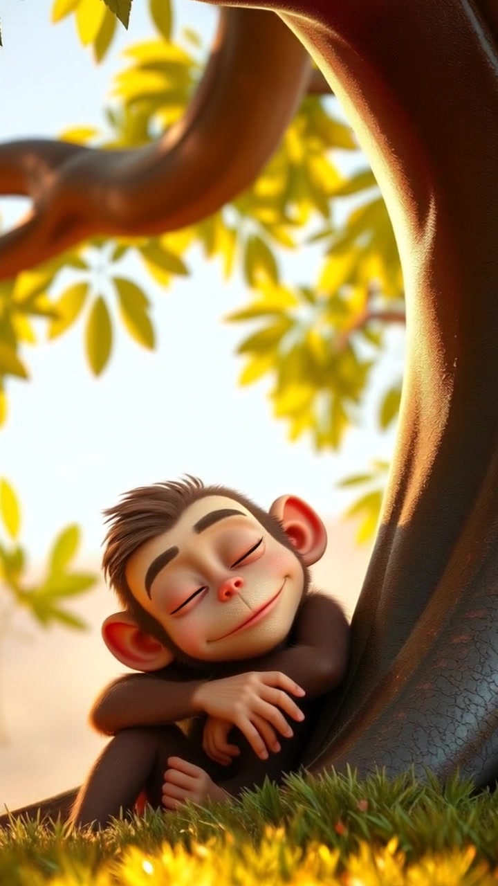 বাঁদর ও কাক: বুদ্ধিমত্তার কাহিনী