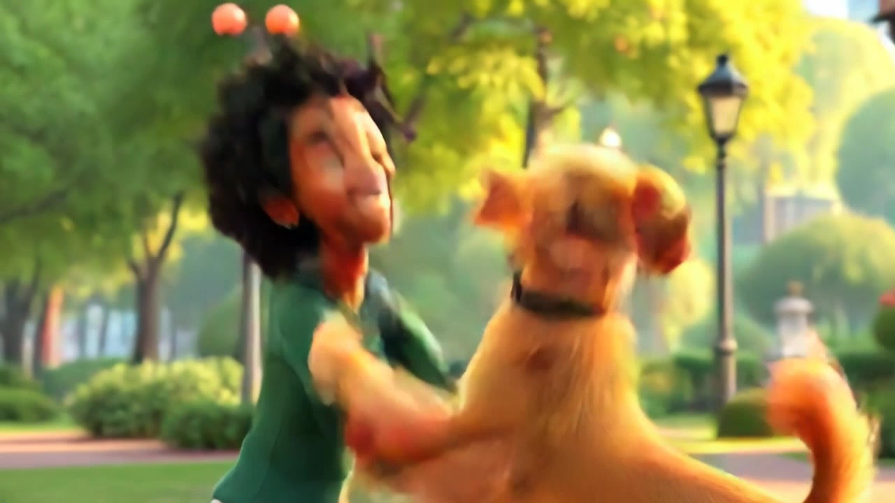 A Child's First Encounter with a Friendly Dog
