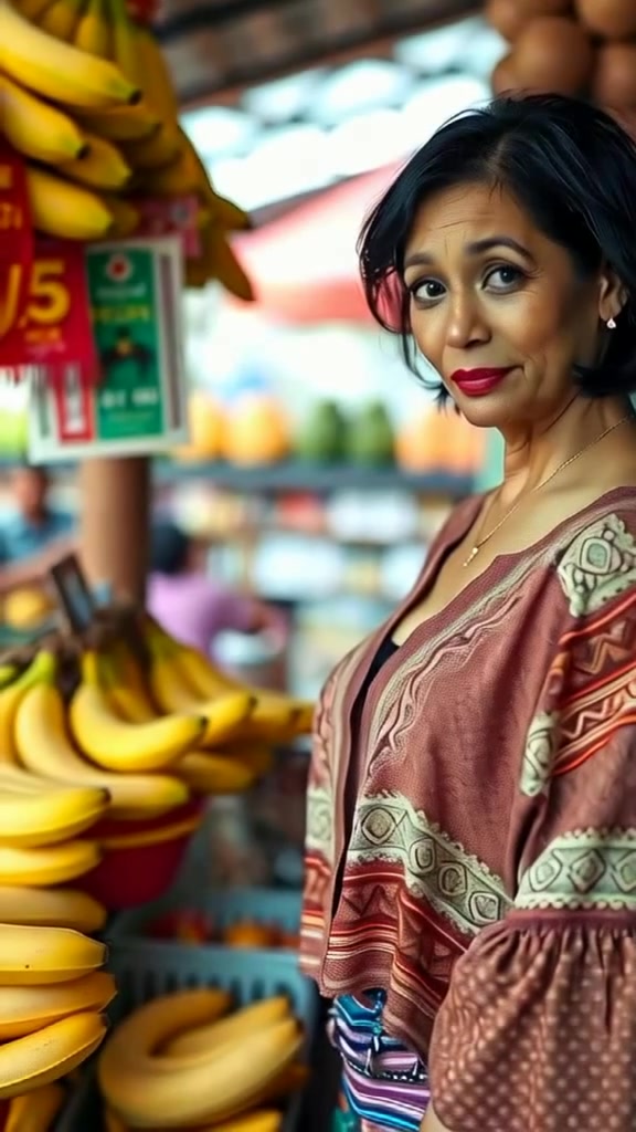 Tawar-menawar Pisang di Pasar