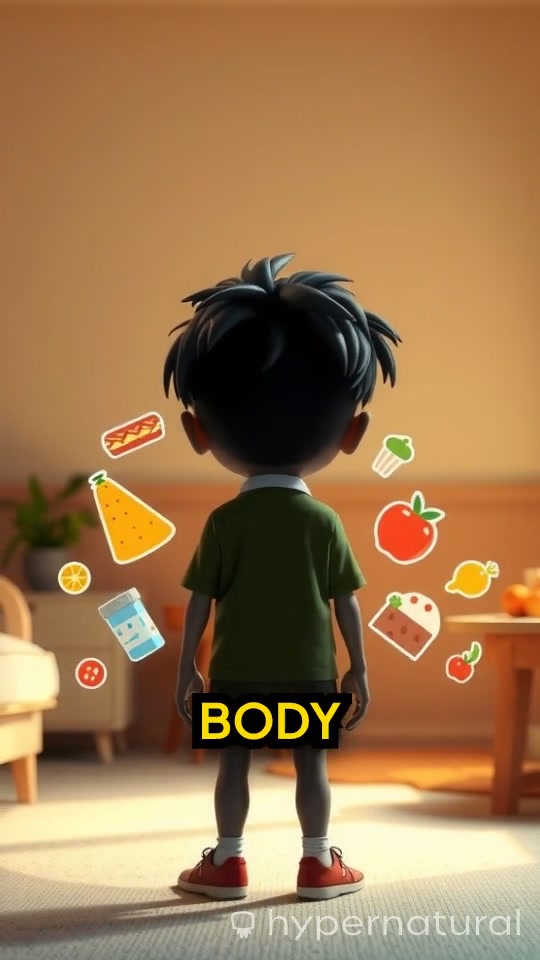 Journey of a Kiwi: Unveiling Digestion in Hyper-Realistic 3D Animation.