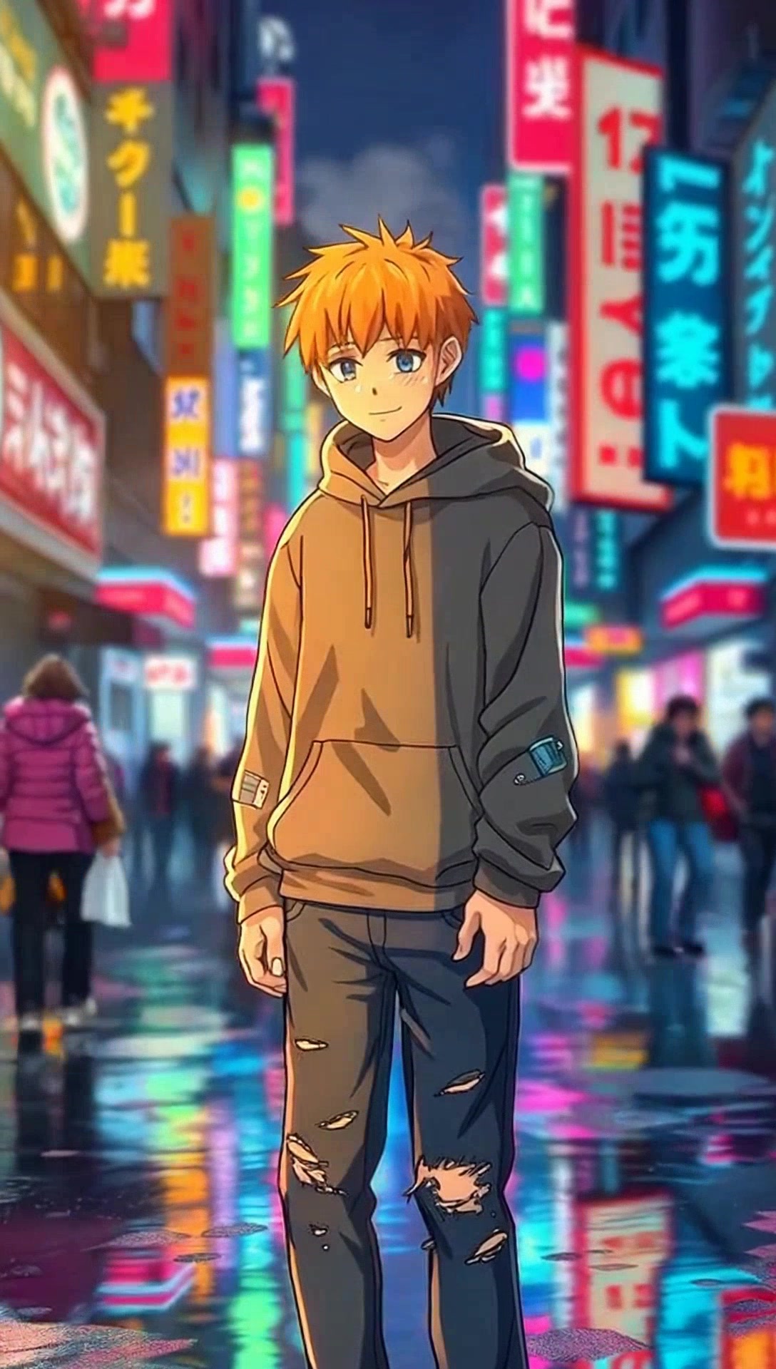 Behind the Neon Smile