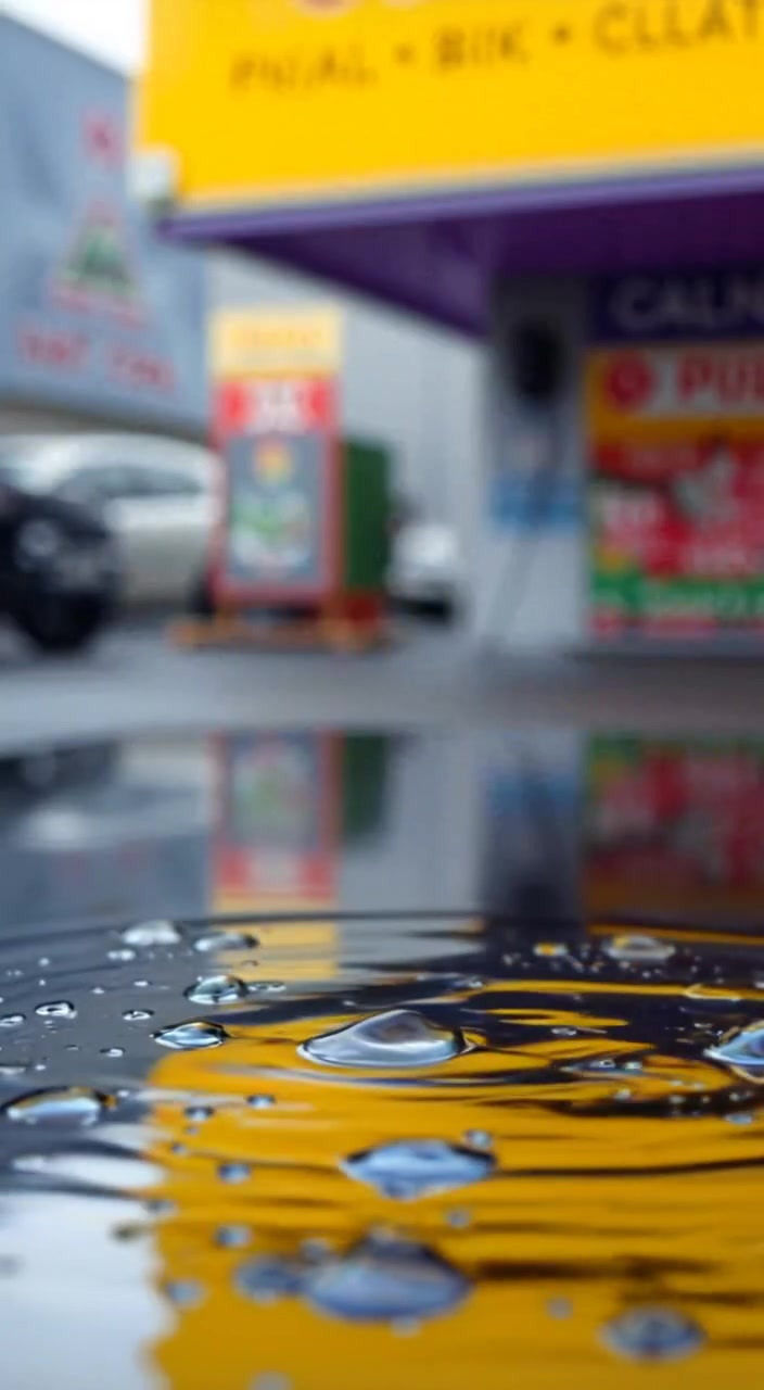 The Dance of a Raindrop